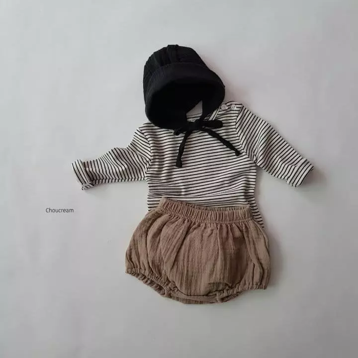 Choucream - Korean Baby Fashion - #babyoutfit - Bebe Stripes Tee - 11