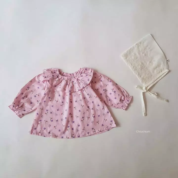 Choucream - Korean Baby Fashion - #babywear - Spring Flower Blouse - 9
