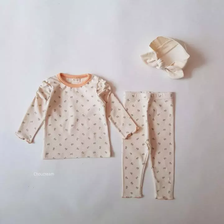 Choucream - Korean Baby Fashion - #onlinebabyboutique - Lulu Flower Easywear - 2
