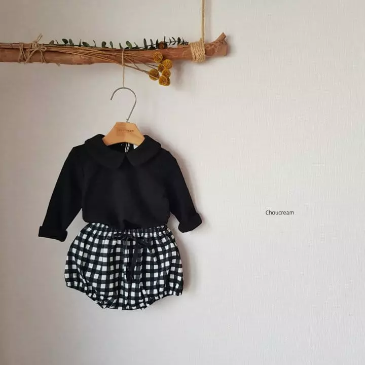 Choucream - Korean Baby Fashion - #babywear - Check Bloomer - 4