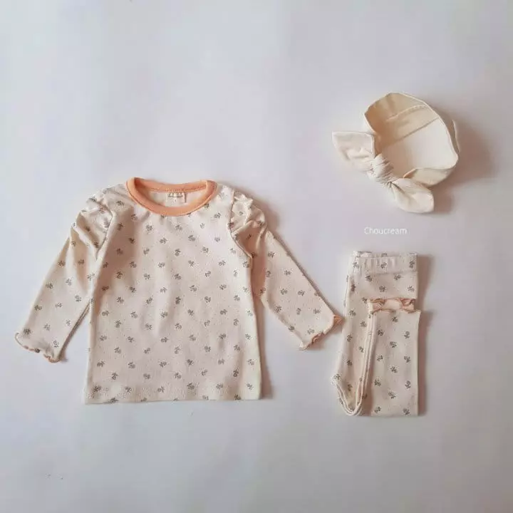 Choucream - Korean Baby Fashion - #onlinebabyshop - Lulu Flower Easywear - 3