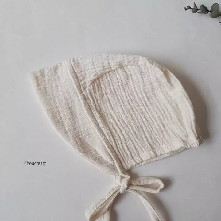 Choucream - Korean Baby Fashion - #onlinebabyshop - Natural Bonnet - 3