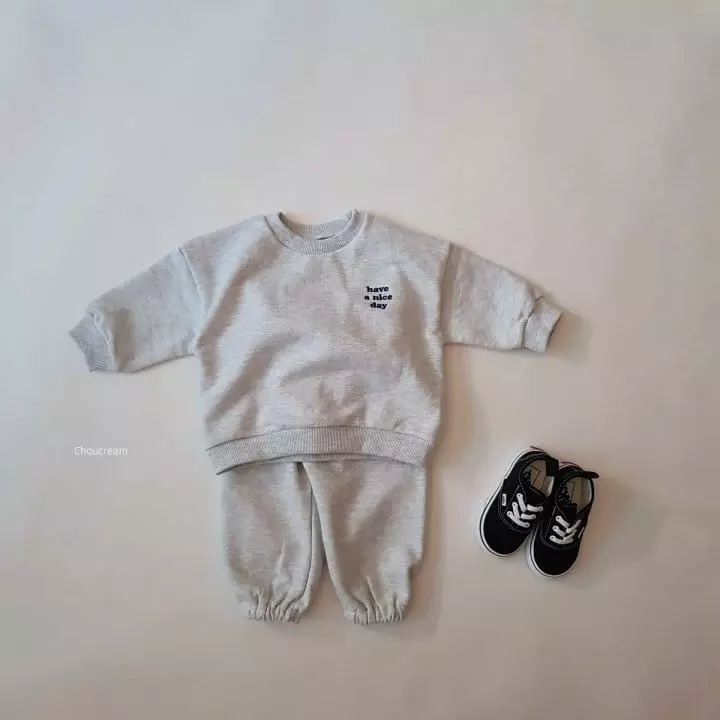 Choucream - Korean Baby Fashion - #smilingbaby - Daily Top Bottom Set - 3