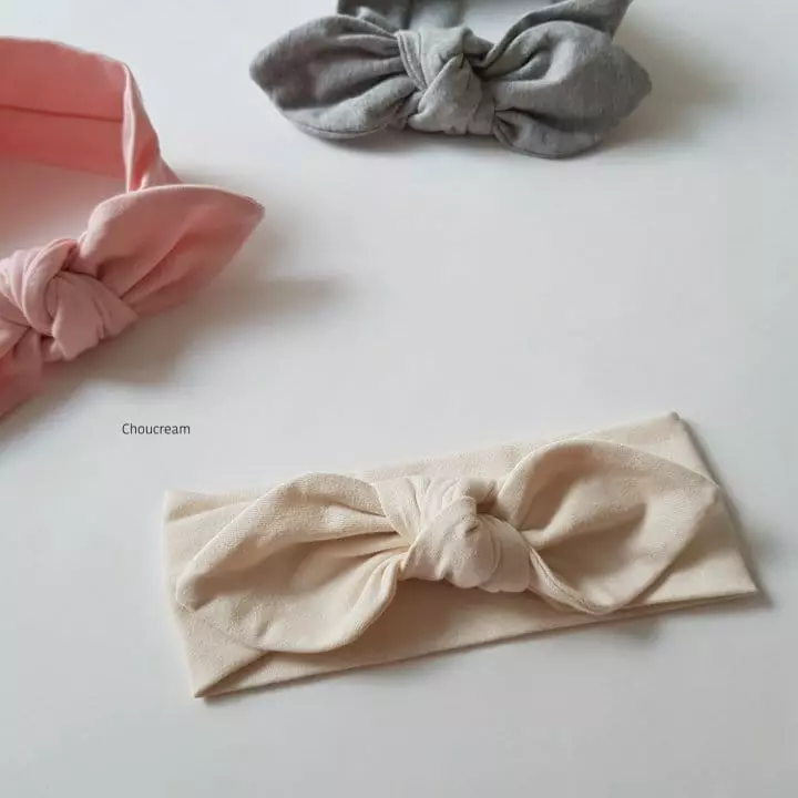 Choucream - Korean Baby Fashion - #smilingbaby - Muzi Ribbon Hairband