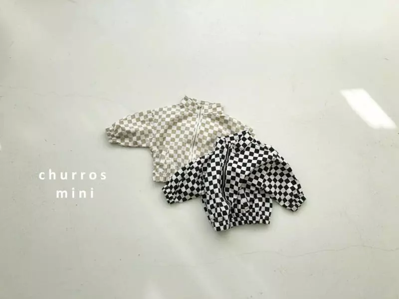 Churros - Korean Baby Fashion - #smilingbaby - Mini Checker Board Jumper - 4