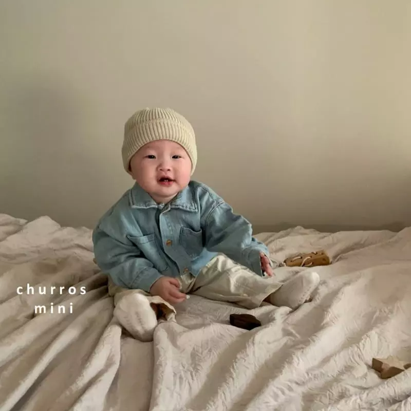 Churros - Korean Baby Fashion - #babyboutique - Mini Classic Denim Shirt - 2