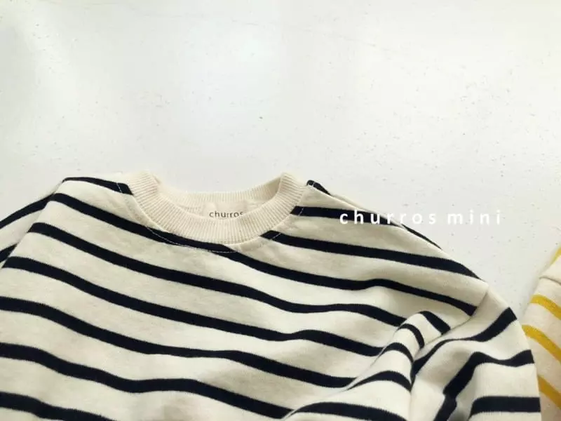 Churros - Korean Baby Fashion - #babyboutiqueclothing - Mini Stripes Sweatshirt - 8