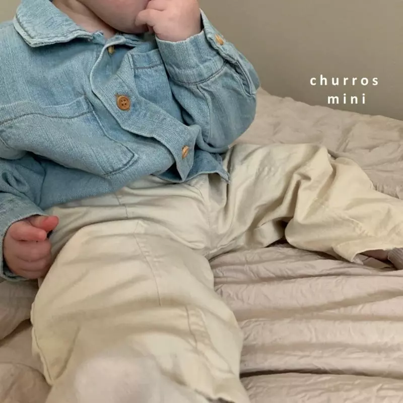 Churros - Korean Baby Fashion - #babyclothing - Mini Tin Tin Cotton Pants - 3