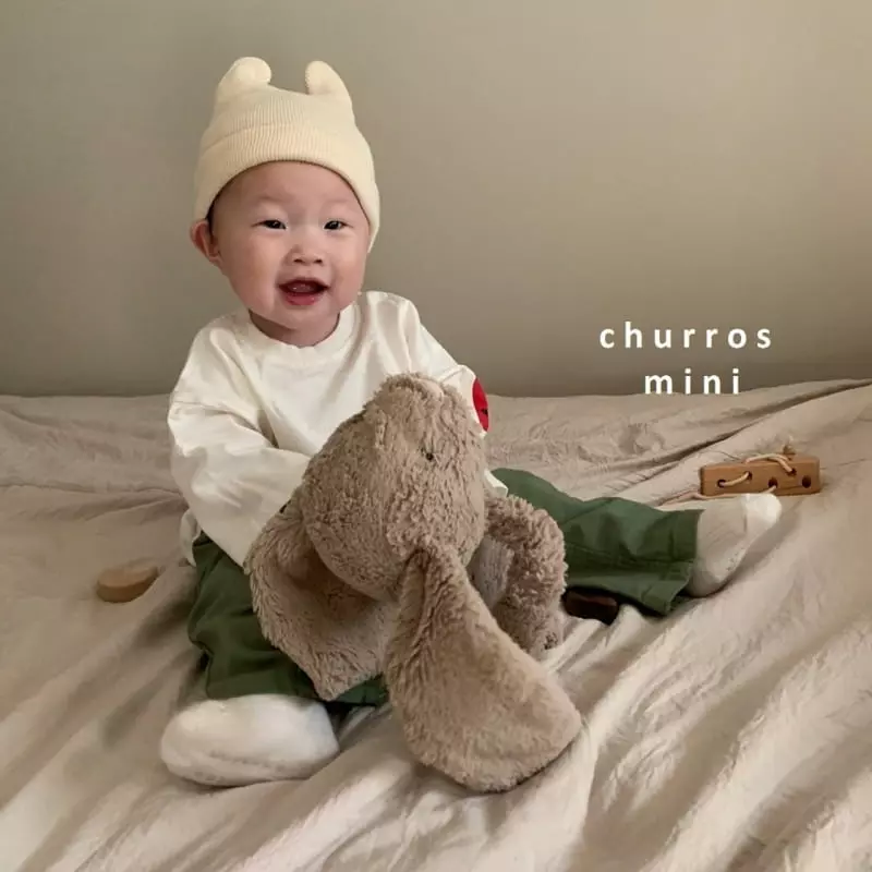 Churros - Korean Baby Fashion - #babyclothing - Mini Heart Capri Tee - 2