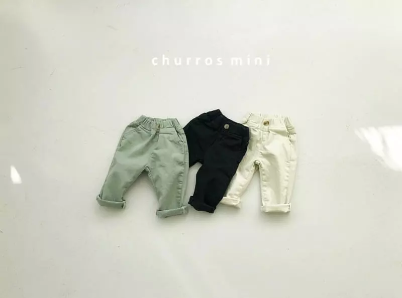 Churros - Korean Baby Fashion - #babyclothing - Mini Leo Cotton Pants - 12