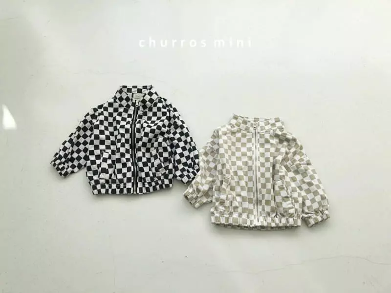 Churros - Korean Baby Fashion - #babyfashion - Mini Checker Board Jumper - 7