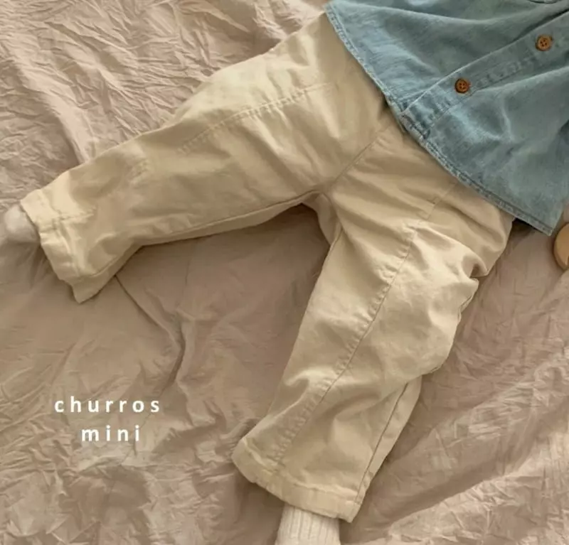 Churros - Korean Baby Fashion - #babygirlfashion - Mini Tin Tin Cotton Pants - 6