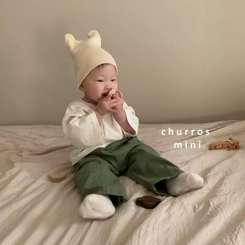 Churros - Korean Baby Fashion - #babylifestyle - Mini Heart Capri Tee - 6