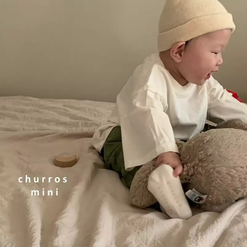 Churros - Korean Baby Fashion - #babyoninstagram - Mini Heart Capri Tee - 7