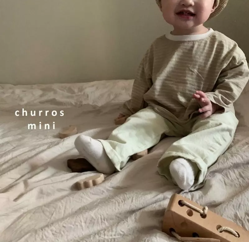 Churros - Korean Baby Fashion - #babyoninstagram - Mini Leo Cotton Pants - 2