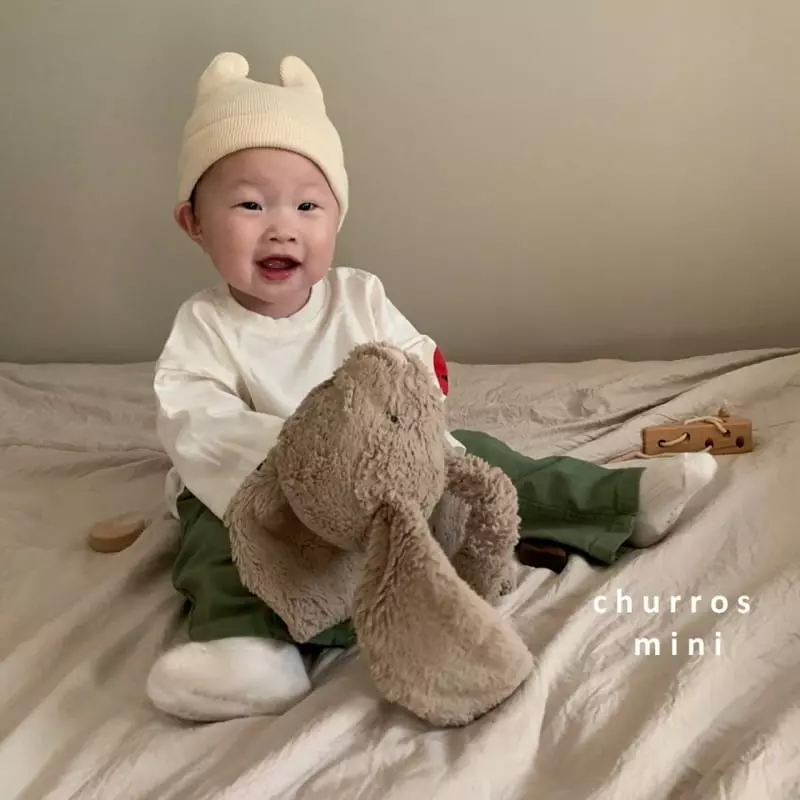 Churros - Korean Baby Fashion - #babyootd - Mini Tin Tin Cotton Pants - 9