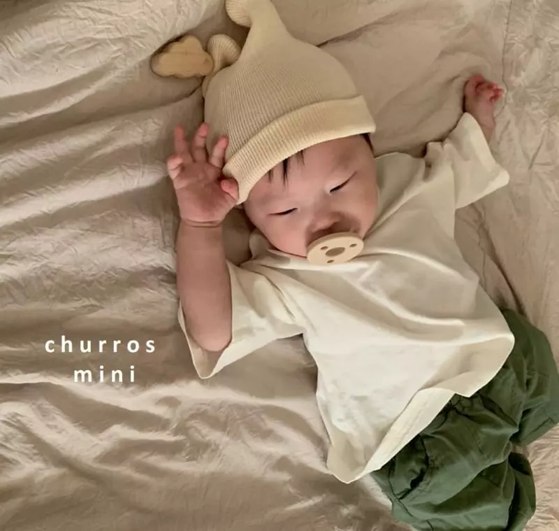 Churros - Korean Baby Fashion - #babyootd - Mini Heart Capri Tee - 8