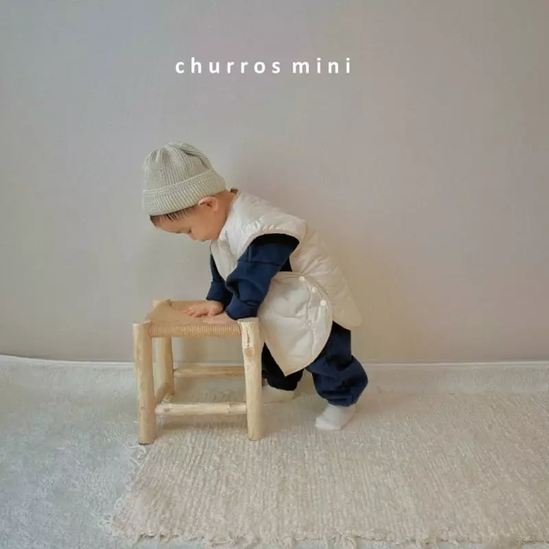 Churros - Korean Baby Fashion - #babyootd - Mini Arrow Embroidery Top Bottom Set - 7
