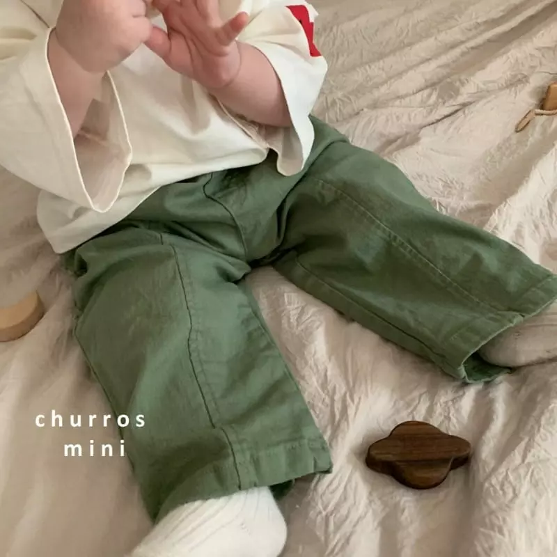 Churros - Korean Baby Fashion - #babywear - Mini Tin Tin Cotton Pants - 12