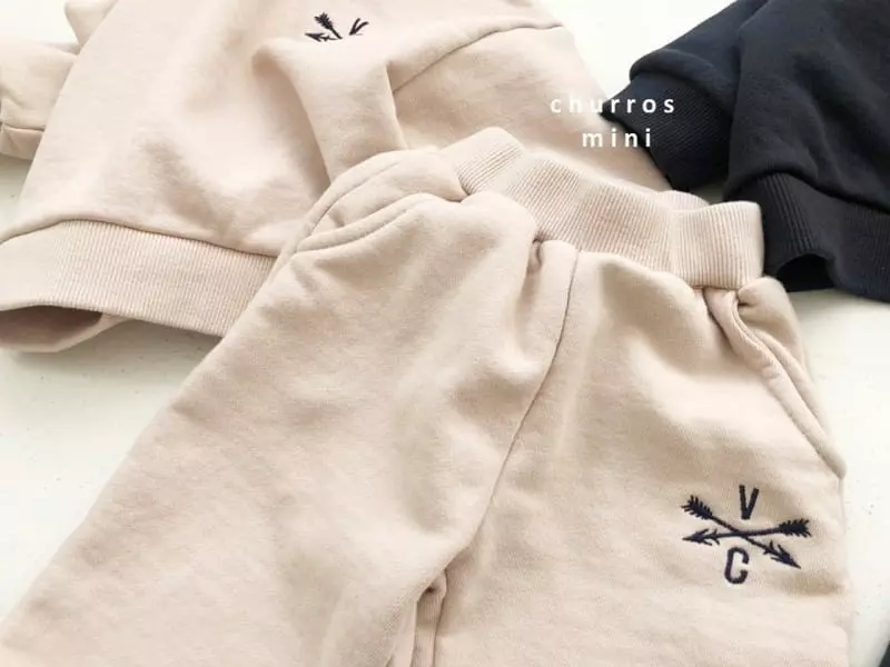 Churros - Korean Baby Fashion - #onlinebabyboutique - Mini Arrow Embroidery Top Bottom Set - 11