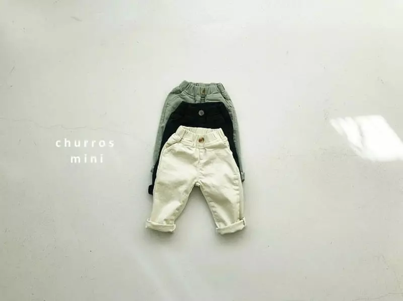 Churros - Korean Baby Fashion - #onlinebabyboutique - Mini Leo Cotton Pants - 7