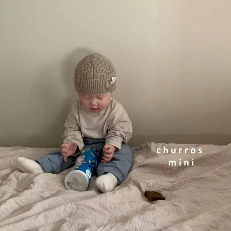 Churros - Korean Baby Fashion - #onlinebabyshop - Mini Basic Unbalance Tee - 6