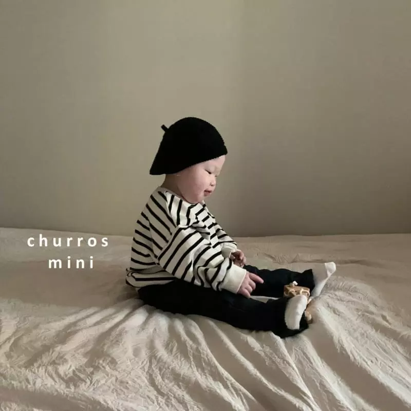 Churros - Korean Baby Fashion - #onlinebabyshop - Mini Leo Cotton Pants - 8