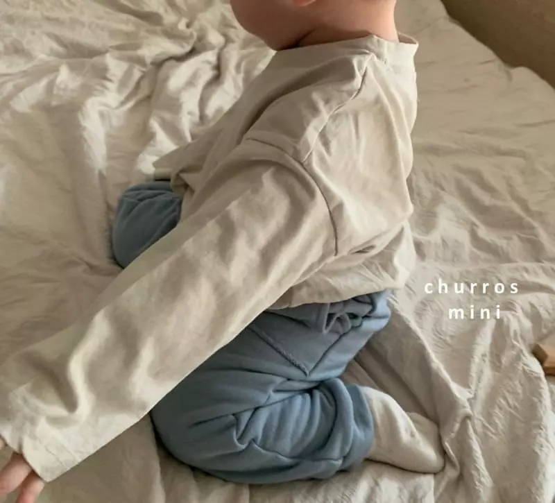 Churros - Korean Baby Fashion - #smilingbaby - Mini Basic Unbalance Tee - 7