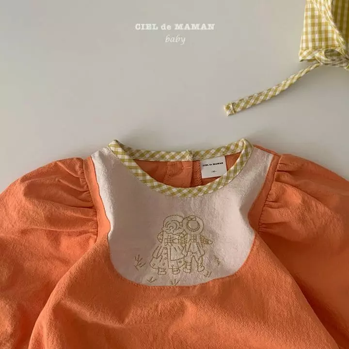 Ciel De Maman - Korean Baby Fashion - #babyclothing - Grip Tok Bodysuit with Bonnet - 11