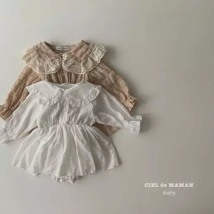 Ciel De Maman - Korean Baby Fashion - #babyfashion - Nua Pure Bodysuit - 2