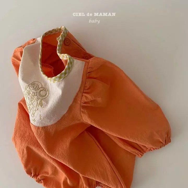 Ciel De Maman - Korean Baby Fashion - #babyfashion - Grip Tok Bodysuit with Bonnet - 12