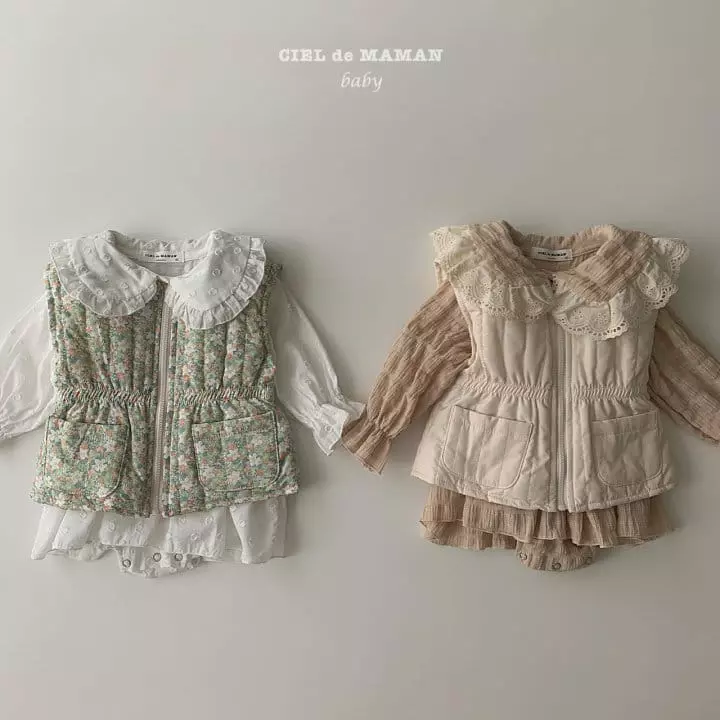 Ciel De Maman - Korean Baby Fashion - #babyootd - Spring Vest - 6