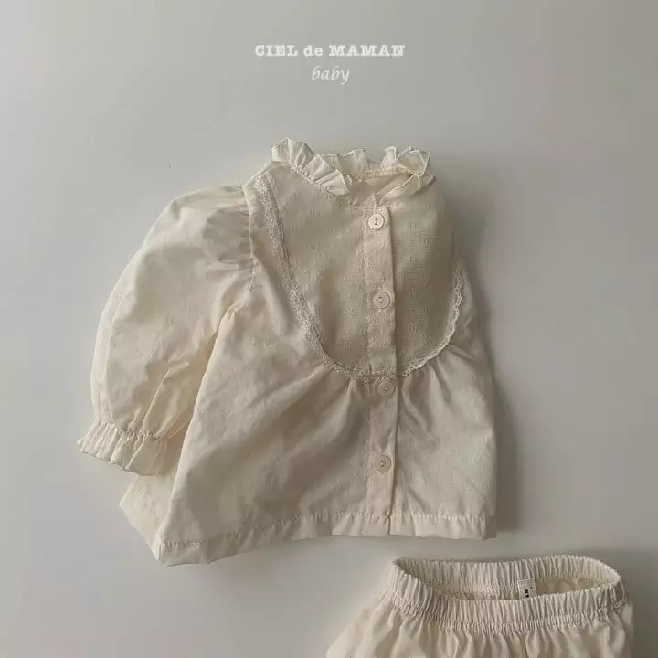 Ciel De Maman - Korean Baby Fashion - #babywear - Lovely Blouse Bottom Set - 8