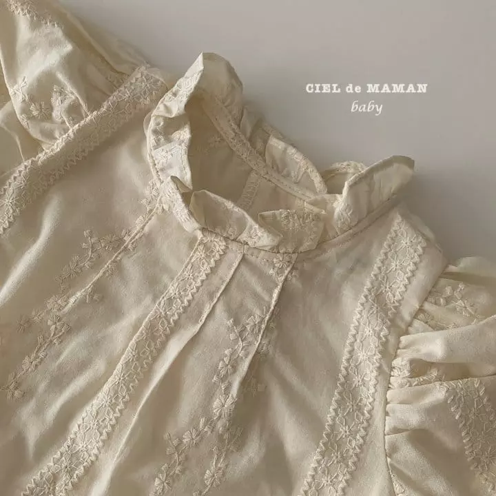 Ciel De Maman - Korean Baby Fashion - #onlinebabyboutique - Louis Pintuck Bodysuit - 3