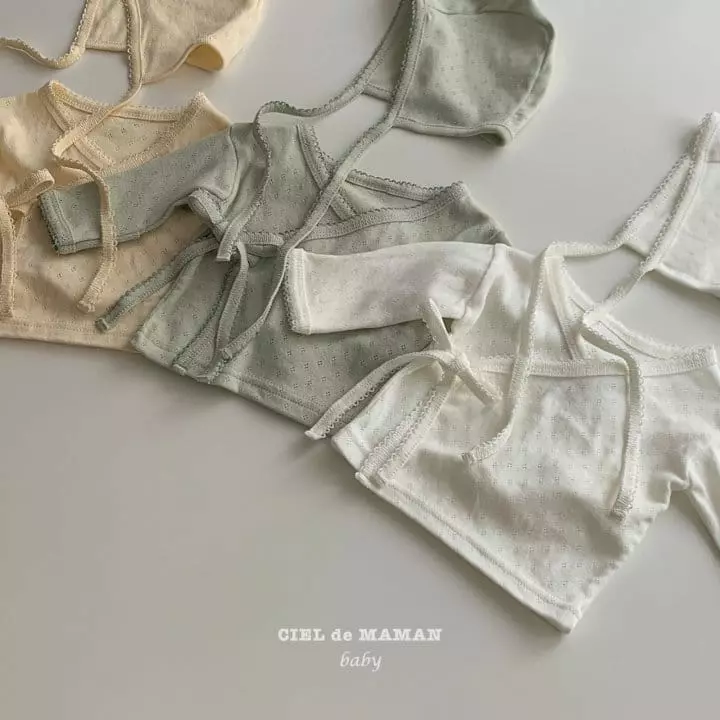 Ciel De Maman - Korean Baby Fashion - #onlinebabyshop - Newborn Bodysuit - 7