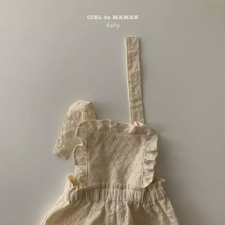 Ciel De Maman - Korean Baby Fashion - #smilingbaby - Spring Frill Dungarees - 7