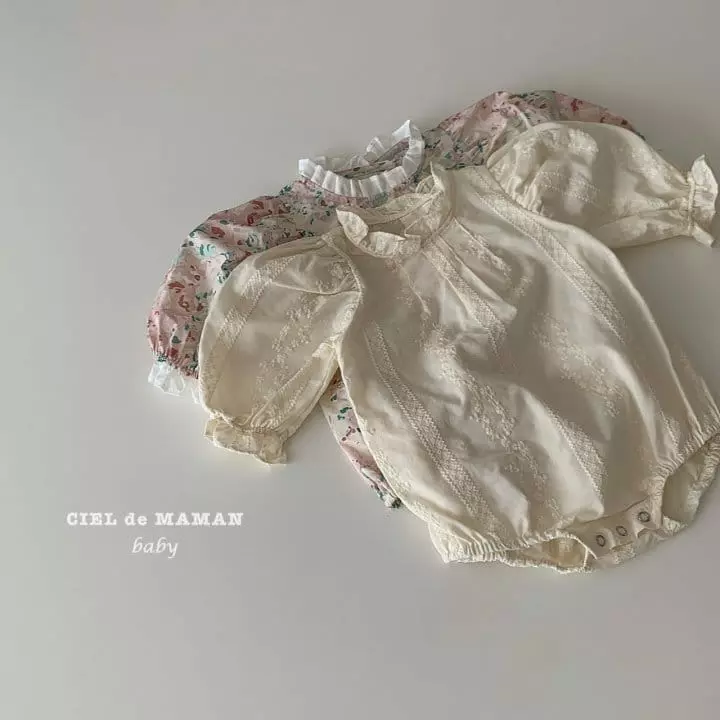 Ciel De Maman - Korean Baby Fashion - #smilingbaby - Louis Pintuck Bodysuit - 5