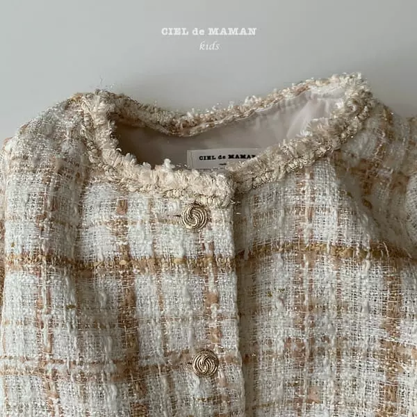 Ciel De Maman - Korean Children Fashion - #Kfashion4kids - Charmig Twid Top Bottom Set - 2