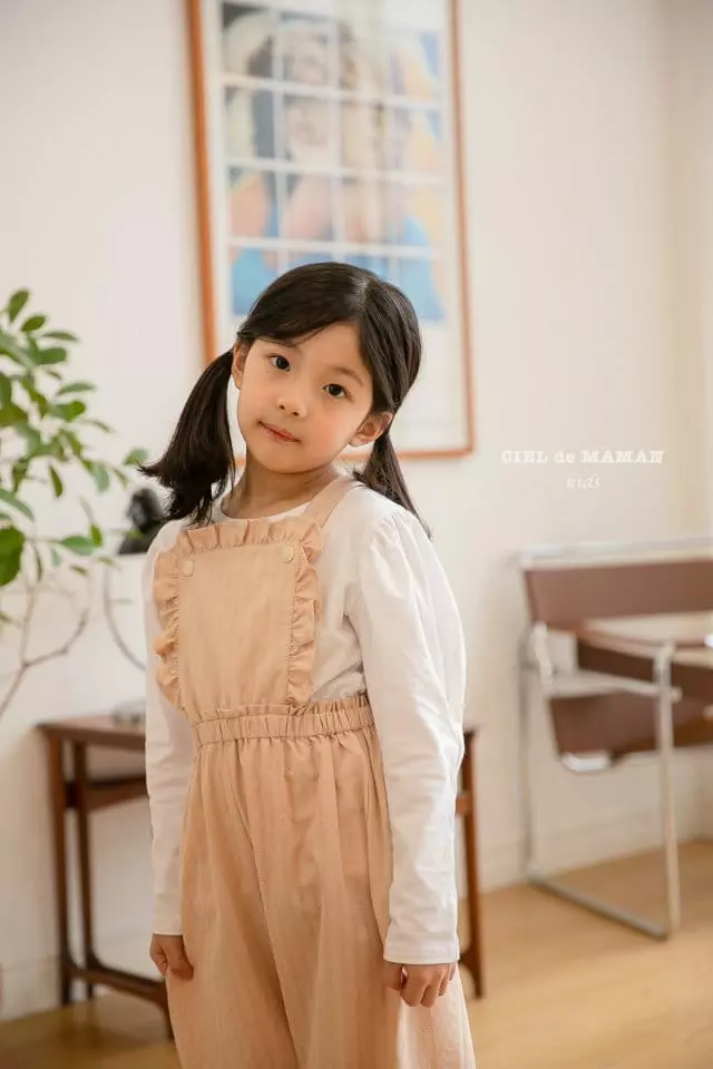 Ciel De Maman - Korean Children Fashion - #Kfashion4kids - Frill Sausage Dungarees - 6