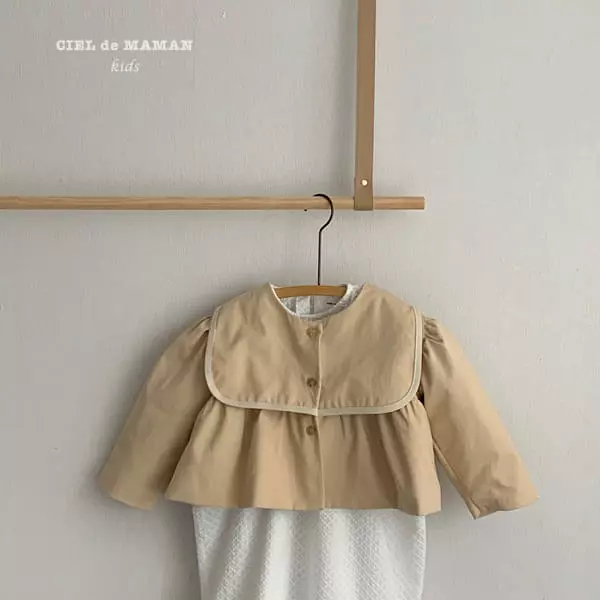 Ciel De Maman - Korean Children Fashion - #childofig - Crop Trench Coat - 6
