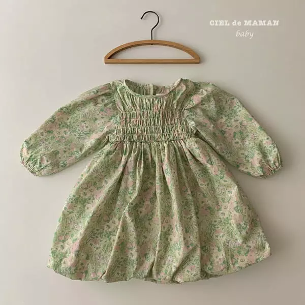 Ciel De Maman - Korean Children Fashion - #childofig - Flower Mist One-piece - 2