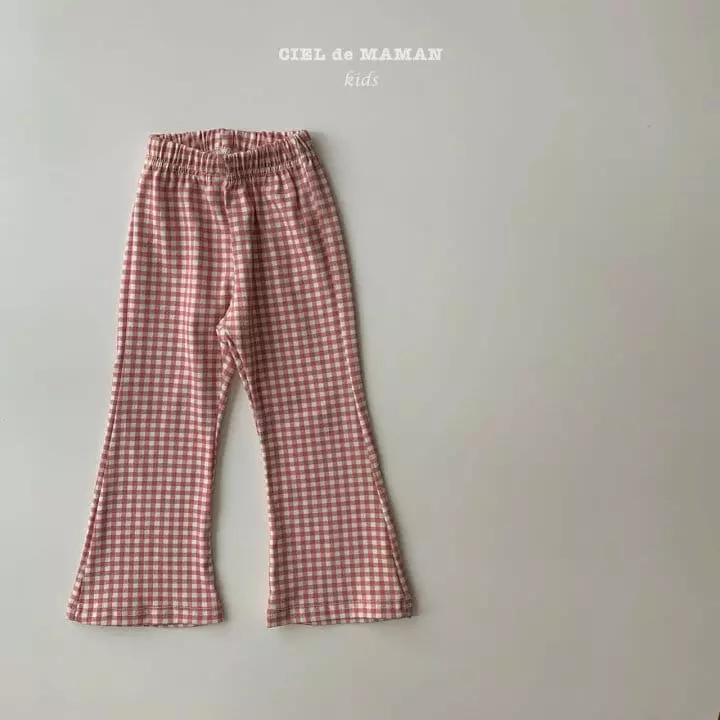 Ciel De Maman - Korean Children Fashion - #childofig - Rora Pants Check - 5