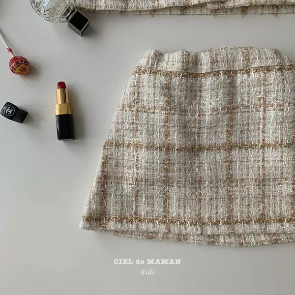Ciel De Maman - Korean Children Fashion - #childrensboutique - Charmig Twid Top Bottom Set - 9