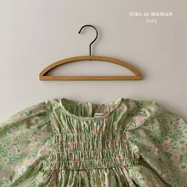 Ciel De Maman - Korean Children Fashion - #childofig - Flower Mist One-piece - 4