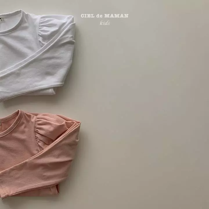 Ciel De Maman - Korean Children Fashion - #childrensboutique - Puff Tee - 11