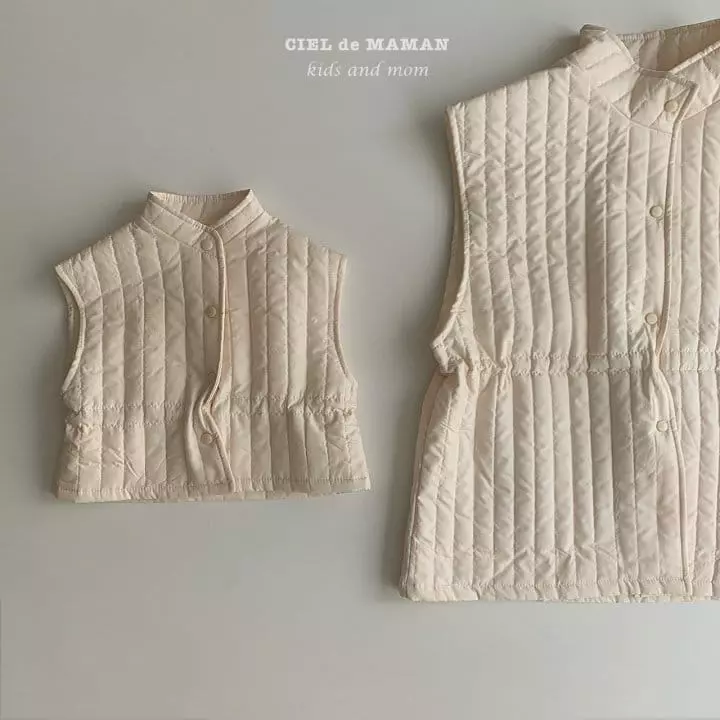 Ciel De Maman - Korean Children Fashion - #fashionkids - Spring Vest with Mom - 8