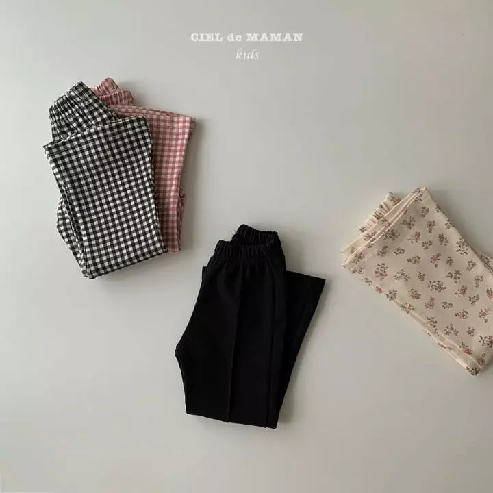 Ciel De Maman - Korean Children Fashion - #kidsshorts - Rora Pants Flower or Black  - 11