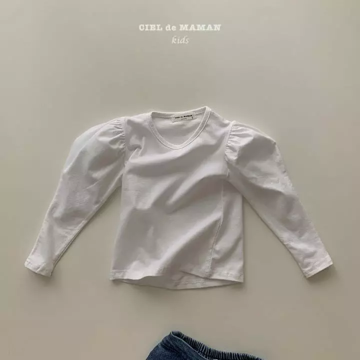 Ciel De Maman - Korean Children Fashion - #kidsstore - Puff Tee - 2