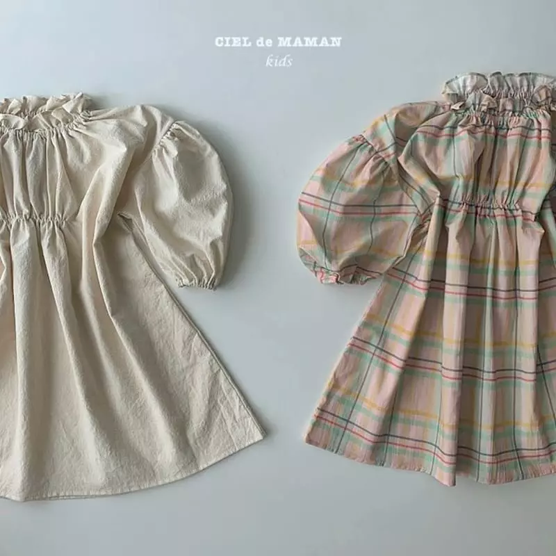 Ciel De Maman - Korean Children Fashion - #kidsstore - Spring Frill One-piece - 8