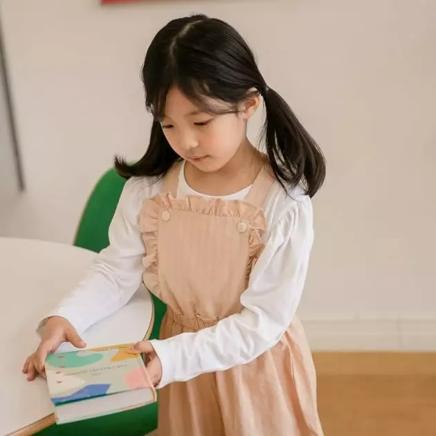 Ciel De Maman - Korean Children Fashion - #kidsshorts - Frill Sausage Dungarees - 4